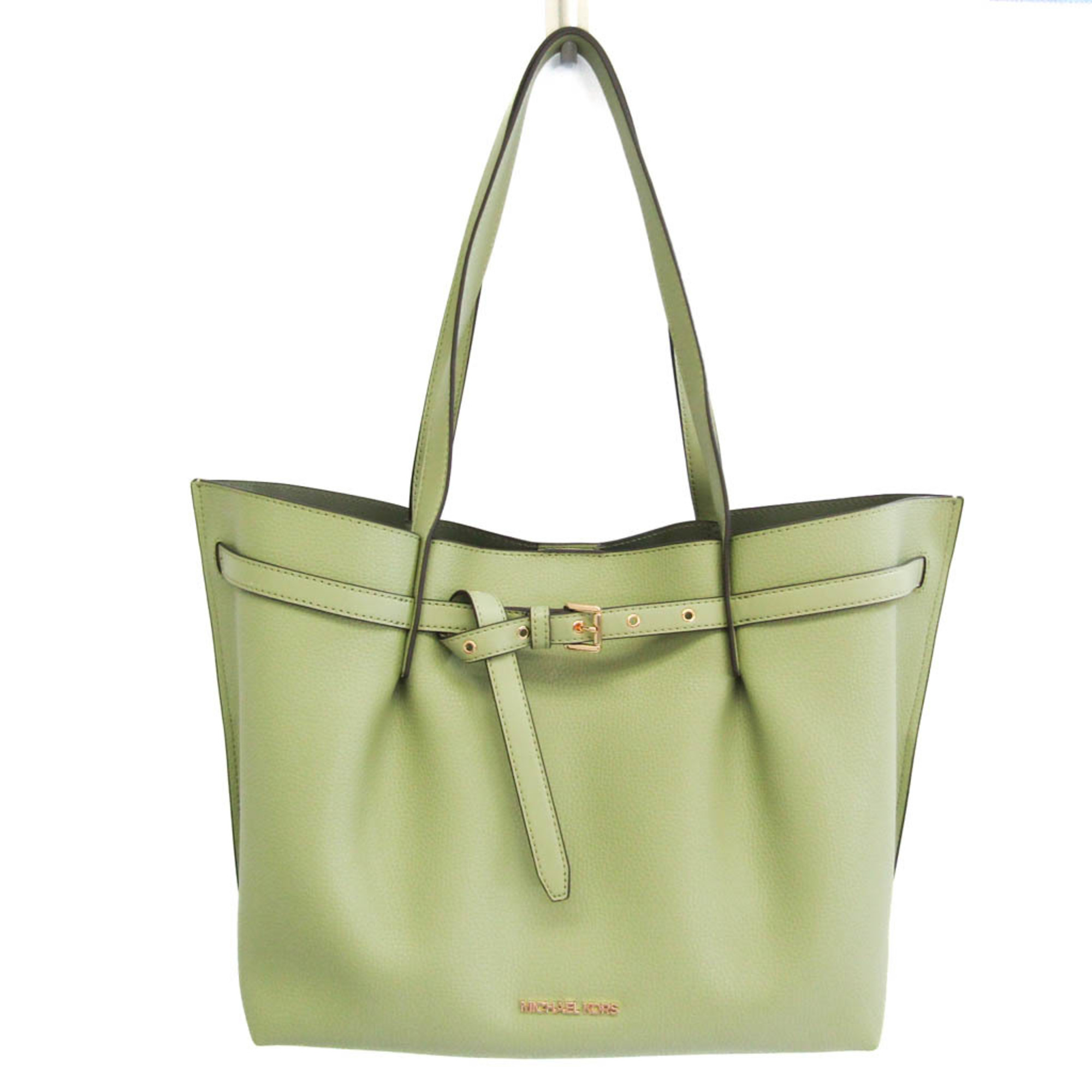 Michael Kors Emilia 35h0gu5t9t Women's Leather Tote Bag Green